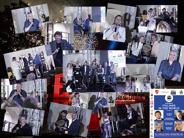 Collage Premio Italians in the World 2024 Collage Premio Italians in the World 2024