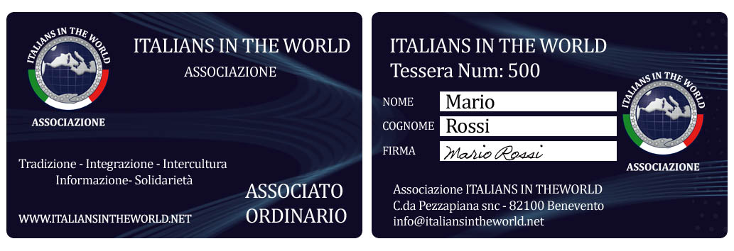 Tessera Associato Tessera Associato