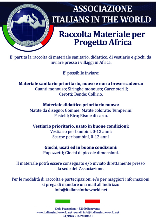 Raccolta materiale